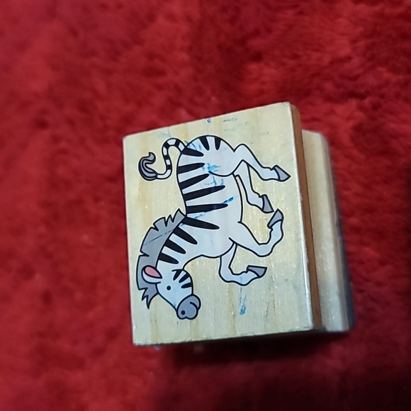 Set of 11 African Wildlife Wooden Rubber Stamps - Picture 4 of 12